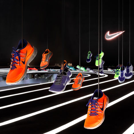 Nike pop-up store by Robert Storey Studio